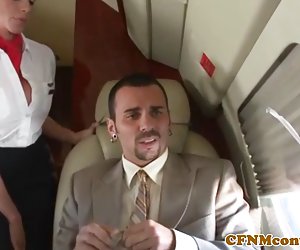 Femdom cfnm stewardesses fuck ebaviisakas reisija