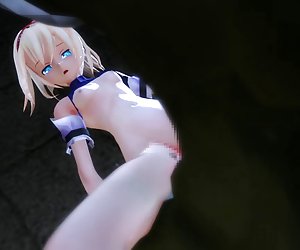 MMD sex - sisalik koletis ründab alice (touhou)